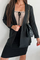 Executive Behavior Long Blazer (Black) - NanaMacs