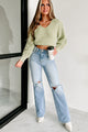 Linus High Rise 90s Vintage Flare Jeans (Medium-Light) - NanaMacs