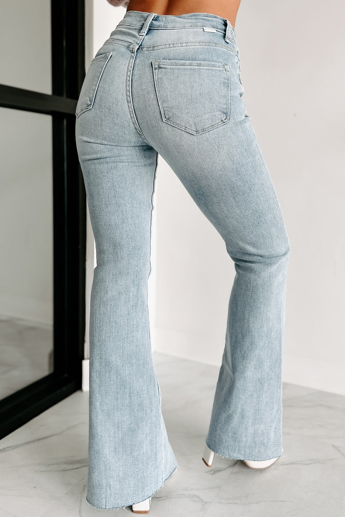 Flare jeans with split hem - Himelhoch's Department Store