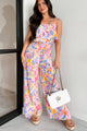 Colorful Imagination Printed Wide Leg Pants (Multi) - NanaMacs