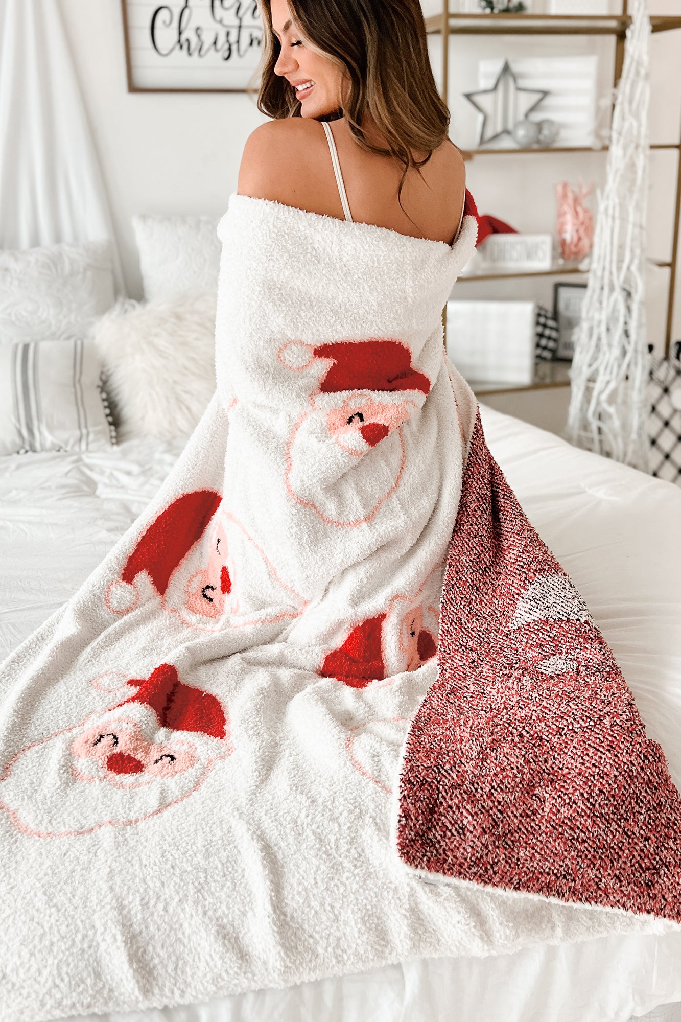 Santa fleece online blanket