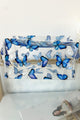 Only The Essentials Clear Vinyl Printed Cosmetic Pouch (Butterfly) - NanaMacs