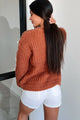 Fall Gratitude Chunky Knit Sweater (Rust) - NanaMacs