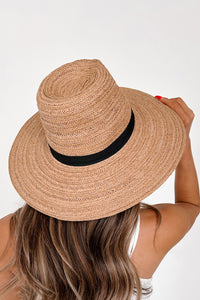 Shady Style Floppy Brim Straw Hat (Khaki) - NanaMacs