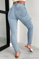 Yvette High Rise Cello Cargo Skinny Jeans (Light Denim) - NanaMacs
