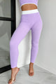 Elevate Your Game Ribbed Athleisure Set (Lavender) - NanaMacs