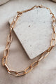 Cosmos In The City Chunky Chain Necklace (Gold) - NanaMacs