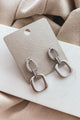 My Vibes Pricey Chain Dangle Earrings (Silver) - NanaMacs