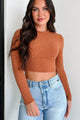 Armie Cut-Out Back Top (Rust) - NanaMacs