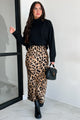 One Cool Cat Leopard Print Skirt (Tan/Brown Leopard) - NanaMacs