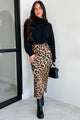 One Cool Cat Leopard Print Skirt (Tan/Brown Leopard) - NanaMacs