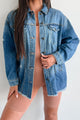 Samuel Oversized Distressed Denim Jacket (Medium) - NanaMacs