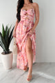 I Hope You Think Of Me Marble Printed Maxi Dress (Pink Multi) - NanaMacs