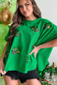 Muriel St. Patrick's Sequin Disco Ball Patch Tee (Green) - NanaMacs