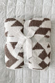 DOORBUSTER Cozier By The Minute Fuzzy Blanket (Taupe Aztec) - NanaMacs