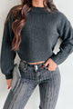 Harvey Open Back Sweater (Charcoal) - NanaMacs