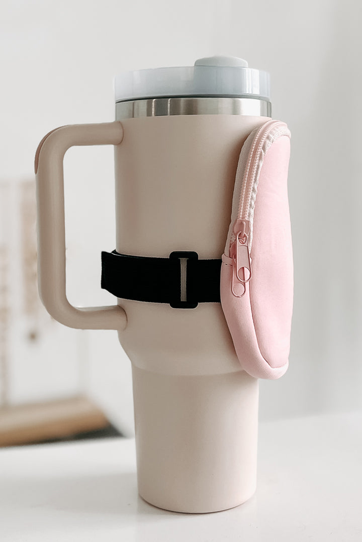Water Bottle/Tumbler Wallet Pouch (Pink) - NanaMacs