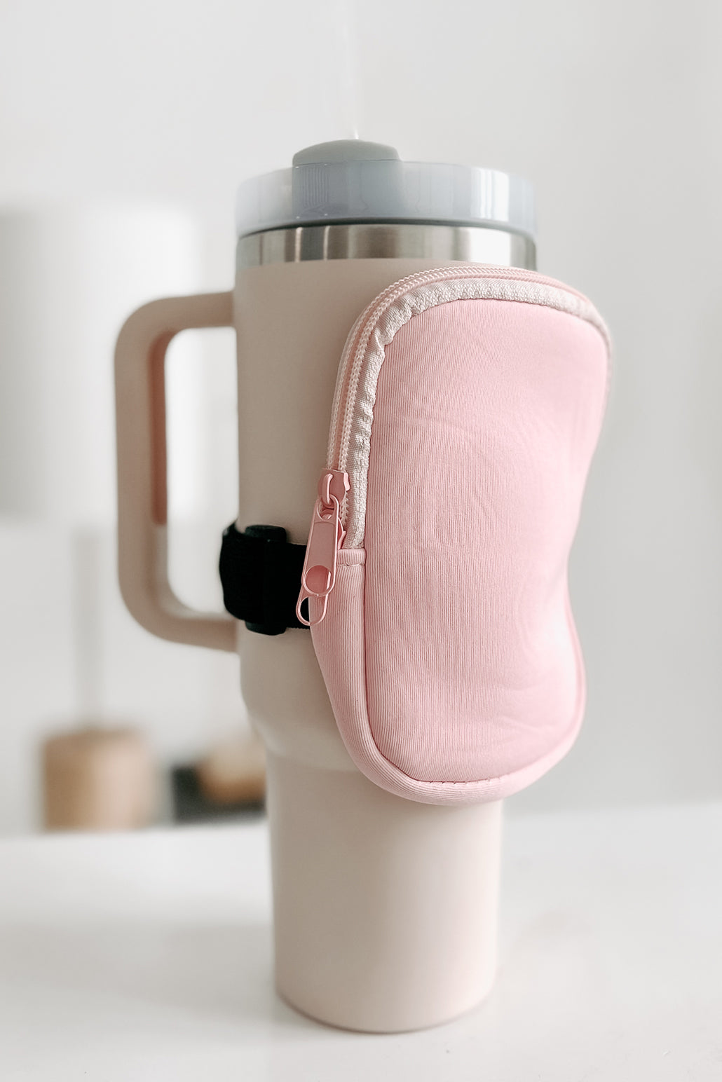 Water Bottle/Tumbler Wallet Pouch (Pink) - NanaMacs