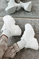 Closet Classic Chunky Platform Sneakers (White) - NanaMacs