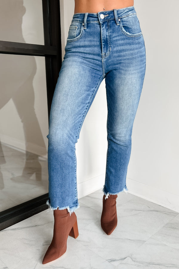 Karina High Rise Crop Flare Risen Jeans (Medium) - NanaMacs