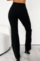 Sophisticated Concept Front Seam Dress Pant (Black) - NanaMacs