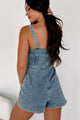 Who's Counting Corset Denim Romper (Denim) - NanaMacs