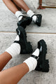 Proper Etiquette Patent Leather Mary Jane Loafers (Black) - NanaMacs