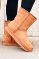 Cool In Kodiak Faux Fur Lined Boots (Tan) - NanaMacs