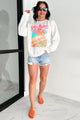 "Monterosso Italy" Graphic Sweatshirt (Ivory) - NanaMacs