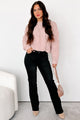 Simply Precious Chunky Knit Sweater (Rose Dust) - NanaMacs