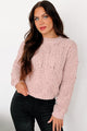 Simply Precious Chunky Knit Sweater (Rose Dust) - NanaMacs