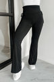 Staying Humble Fold-Over Waist Lounge Pants (Black) - NanaMacs