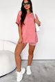 Subtle Comfort Oversized T-Shirt (Pink) - NanaMacs