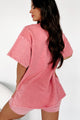 Subtle Comfort Oversized T-Shirt (Pink) - NanaMacs