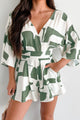 Elevated Vision Printed Romper (Green) - NanaMacs