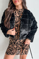 Notoriously Extra Faux Fur Jacket (Black) - NanaMacs