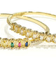 Hot & Trendy 18K Gold Plated Clear Rhinestone Bracelet (Gold) - NanaMacs