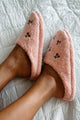 Just Cherrific Cherry Fuzzy Slippers (Pink) - NanaMacs