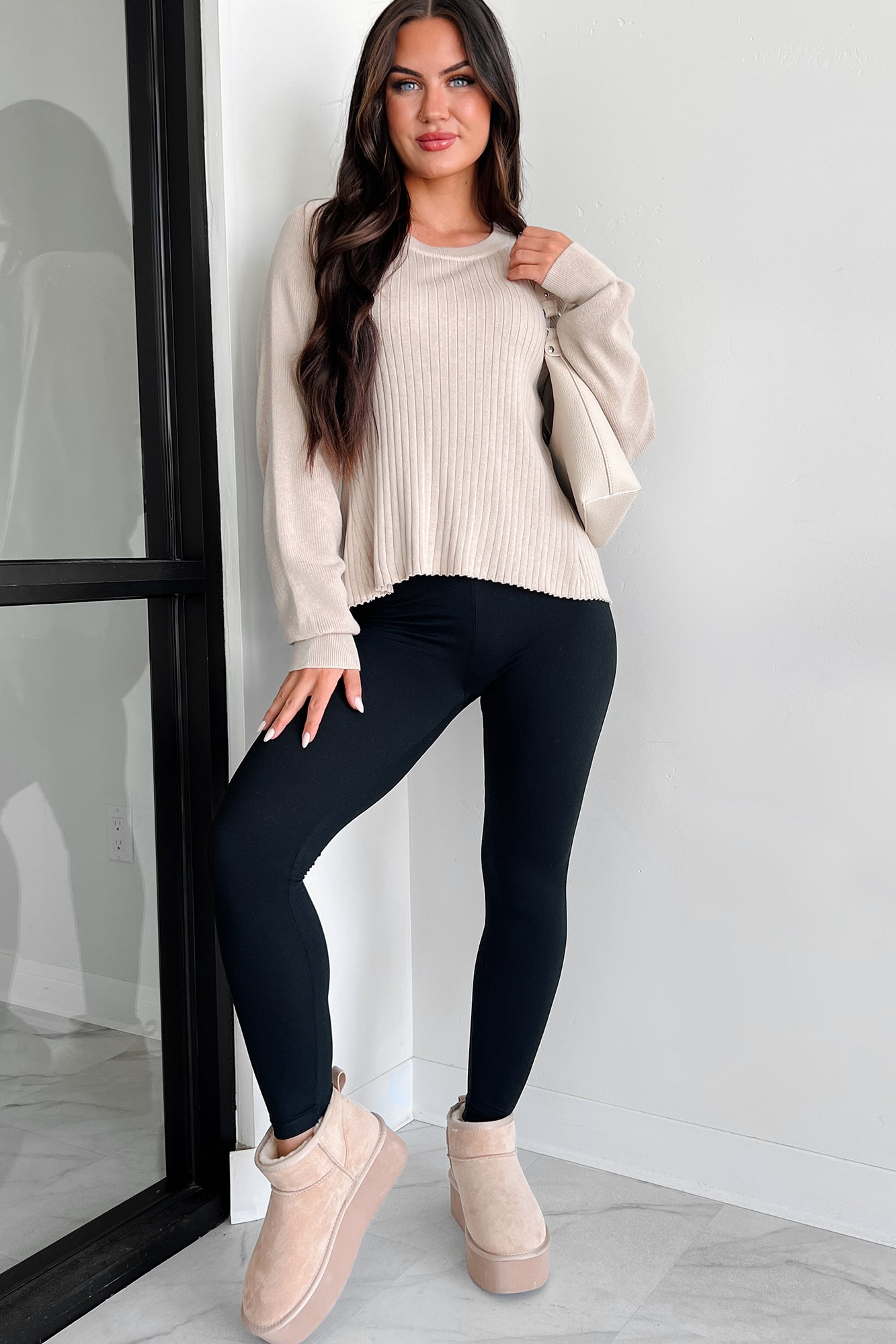 Most Comfortable With You Buttery Soft Zenana Leggings (Black) - NanaMacs