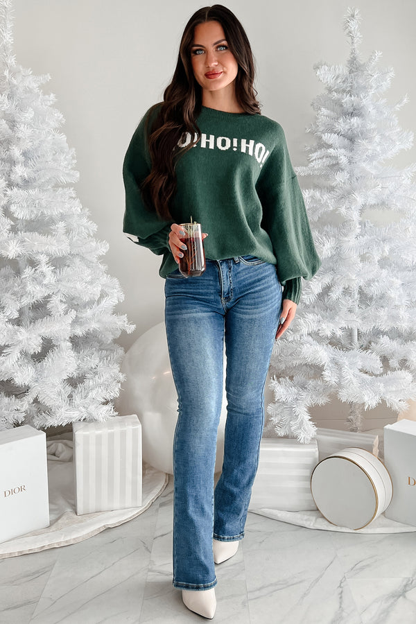 Festive Mood Holiday Sweater (Green) - NanaMacs