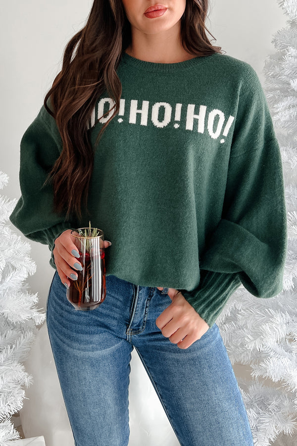 Festive Mood Holiday Sweater (Green) - NanaMacs