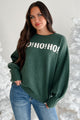 Festive Mood Holiday Sweater (Green) - NanaMacs