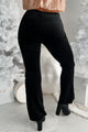 Timeless Treasures Velvet Pants (Black) - NanaMacs