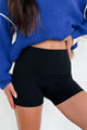 Determined To Win Buttery Soft Biker Shorts (Black) - NanaMacs