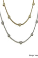 Can't Stop Shining 18K Gold Plated Tennis Necklace (Gold) - NanaMacs