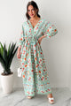 Fresh Mountain Air Floral Maxi Dress (Jade) - NanaMacs