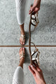 My Time To Shine Chain Detail Metallic Thong Sandal (Gold) - NanaMacs