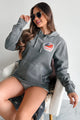 "Tastes So Sweet" Vintage Wash Graphic Hoodie (Black) - Print On Demand - NanaMacs