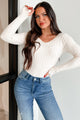 London Landscape Off Shoulder Bodysuit (Cream) - NanaMacs