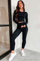 Cadewyn Fleece Lined Leggings (Black) - NanaMacs